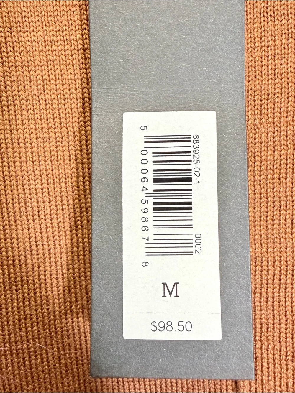 NWT Banana Republic Brown Washable 100% Merino Crew-Neck Sweater Medium